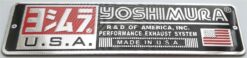 Yoshimura Resaerch and Development USA aluminium Uitlaatplaatje
