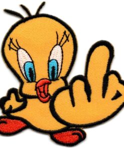 Tweety stoffen opstrijk patch