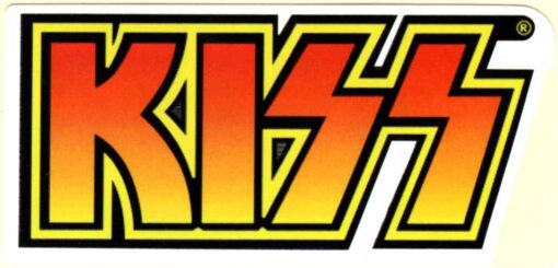 Kiss sticker