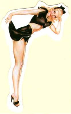 Sticker Pin Up Girl