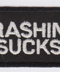 Crashing Sucks Applique Fer Sur Patch