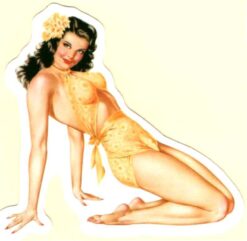 Pin Up Girl sticker