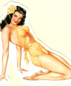 Sticker Pin Up Girl