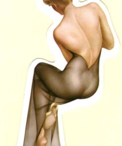 Pin-Up-Girl-Aufkleber