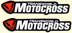 Transworld Motocross sticker set