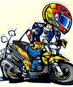 Sticker moto