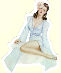 Sticker Pin Up Girl