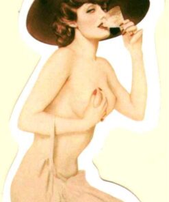 Sticker Pin Up Girl