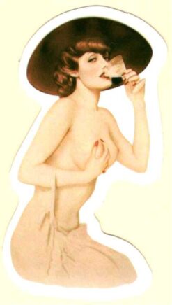 Sticker Pin Up Girl