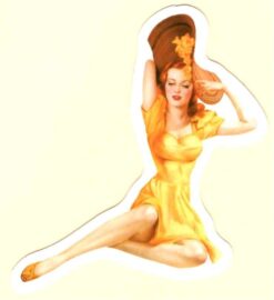 Pin Up Girl sticker