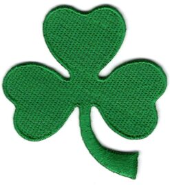 Shamrock Klaver stoffen opstrijk patch