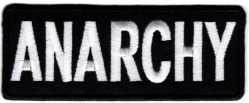 Anarchy stoffen opstrijk patch