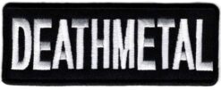 Deathmetal stoffen opstrijk patch
