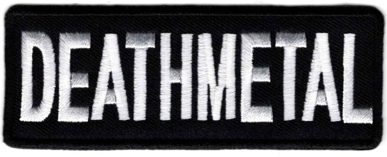 Deathmetal stoffen opstrijk patch