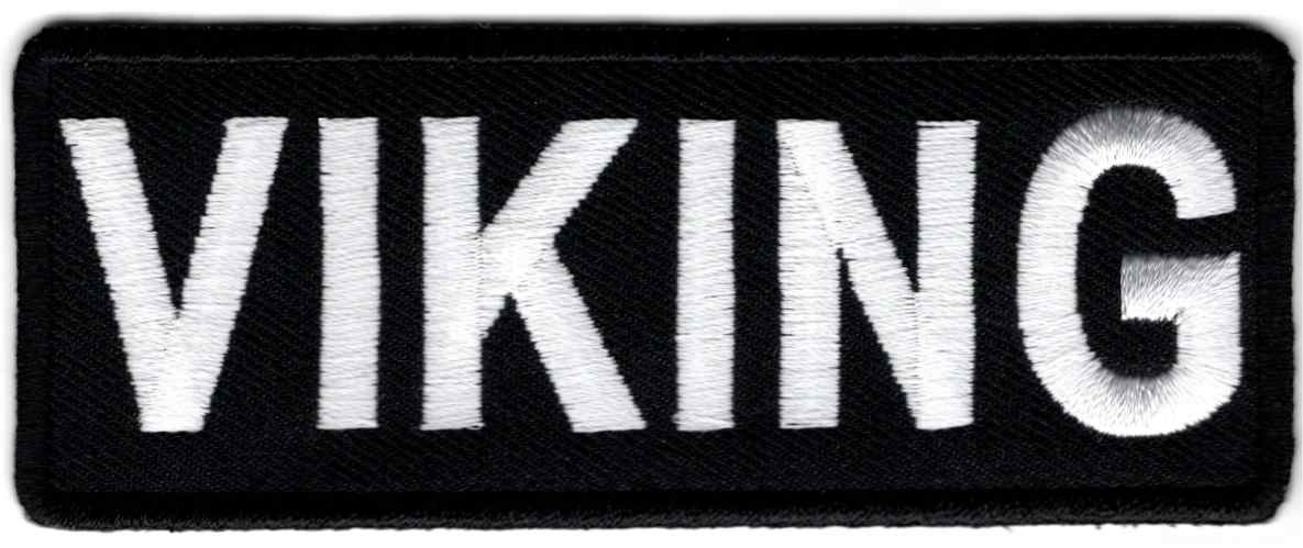 Wikinger Applikation zum Aufbügeln
