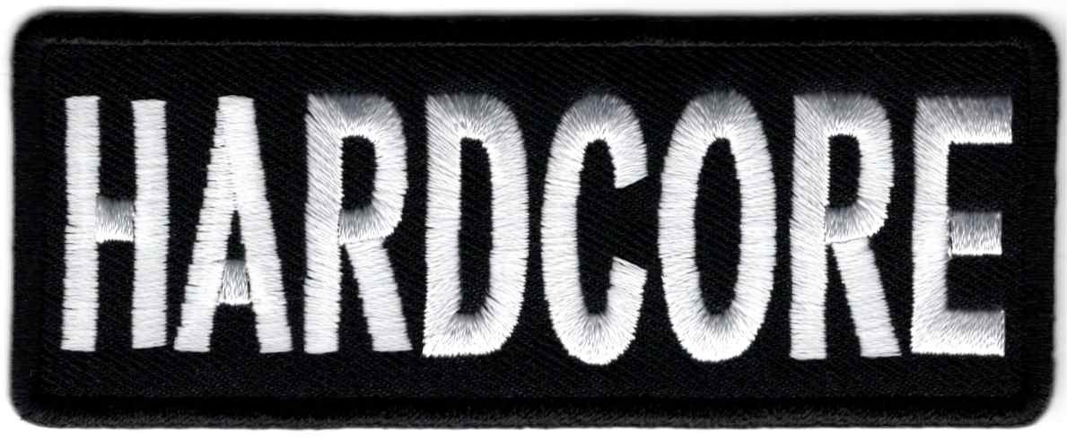 Hardcore Applique Fer Sur Patch