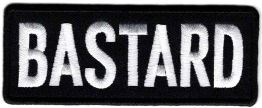 Bâtard Applique Fer Sur Patch