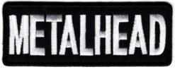 Metalhead stoffen opstrijk patch