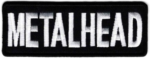 Metalhead Applique Fer Sur Patch