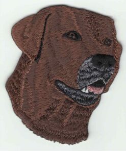 Labrador retriever stoffen opstrijk patch