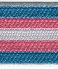 Patch thermocollant applique drapeau transgenre