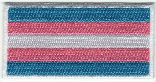 Patch thermocollant applique drapeau transgenre