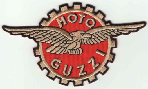 Moto Guzzi stoffen opstrijk patch