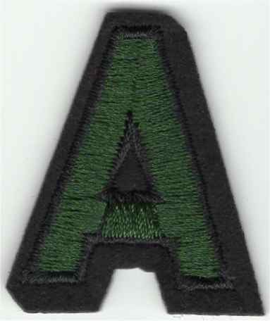 Lettre A Applique Fer Sur Patch