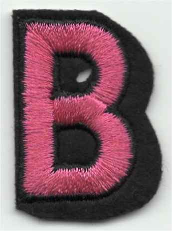 Lettre B Applique Fer Sur Patch