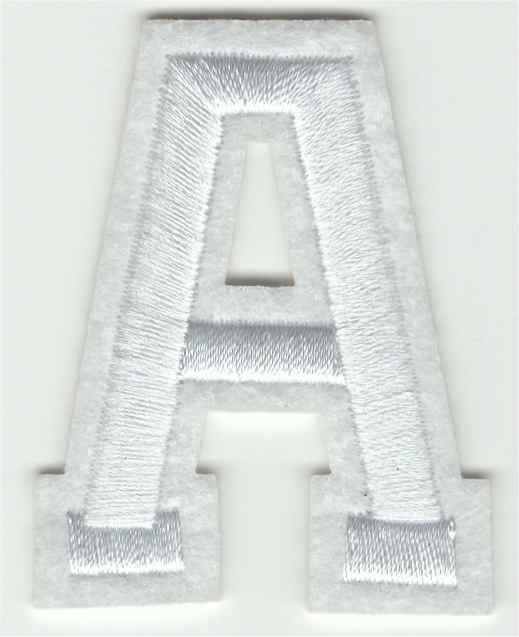 Lettre A Applique Fer Sur Patch