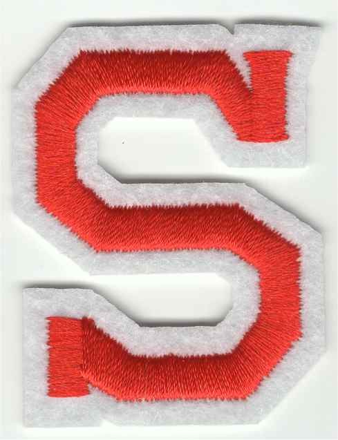 Lettre S Applique Fer Sur Patch