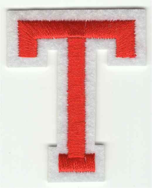Lettre T Applique Fer Sur Patch