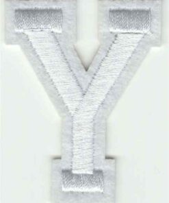 Letter Y stoffen opstrijk patch