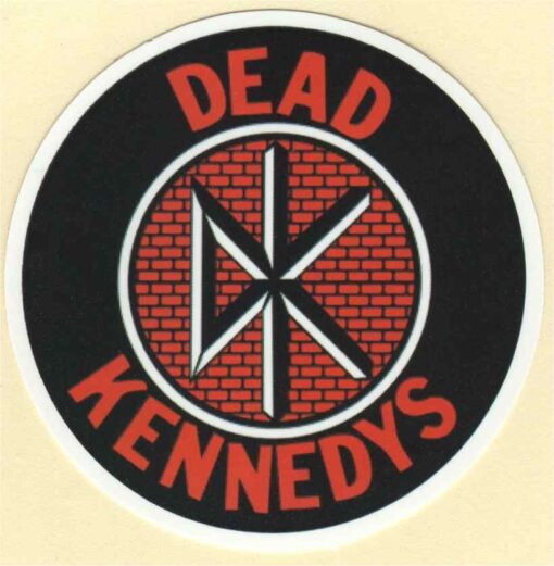 Aufkleber „Dead Kennedys“.