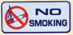 No Smoking sticker