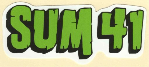 Sum 41 sticker