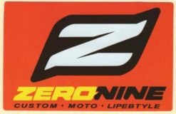 Zero Nine Custom Moto Lipestyle Aufkleber