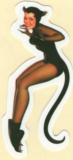 Pin-Up-Girl-Aufkleber