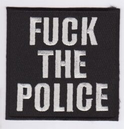 „Fuck the Police“-Aufnäher zum Aufbügeln