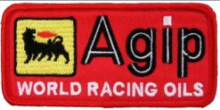 Agip World Racing Oils stoffen Opstrijk patch