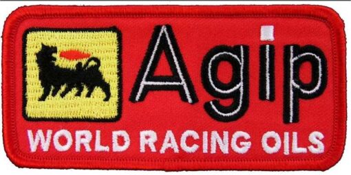 Agip World Racing Oils Applikation zum Aufbügeln
