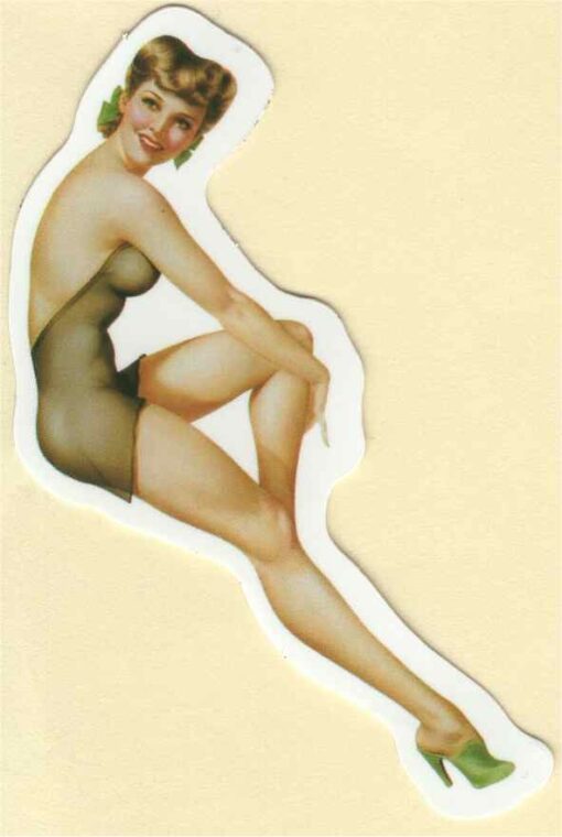 Sticker Pin Up Girl