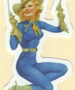 Sticker Pin Up Girl