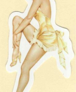 Sticker Pin Up Girl