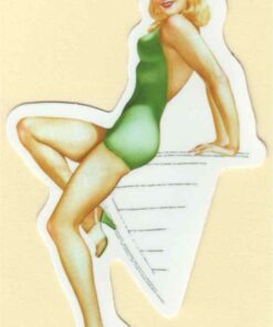 Sticker Pin Up Girl