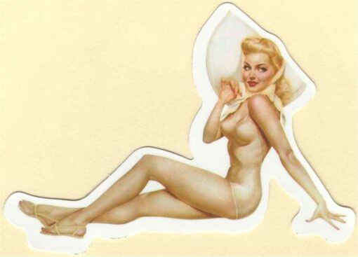 Sticker Pin Up Girl