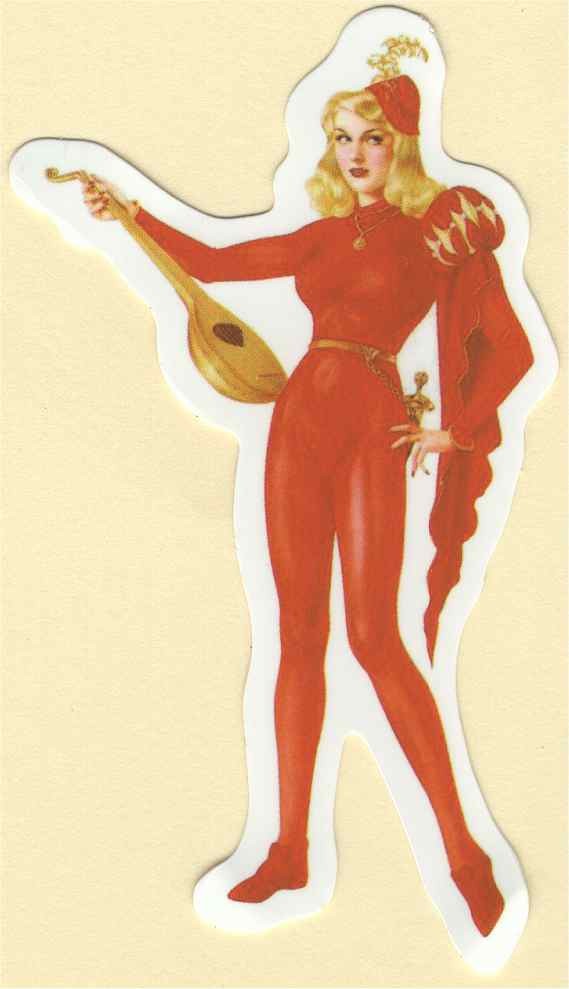Pin Up Girl sticker