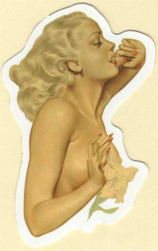 Pin-Up-Girl-Aufkleber