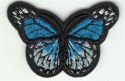 Vlinder stoffen opstrijk patch