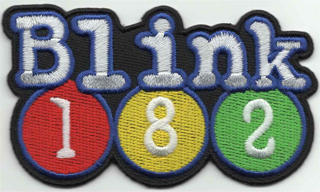 blink-182 stoffen opstrijk patch